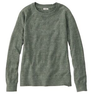 L.L.Bean Organic Cotton Slub Sweater, Crewneck Sweatshirt